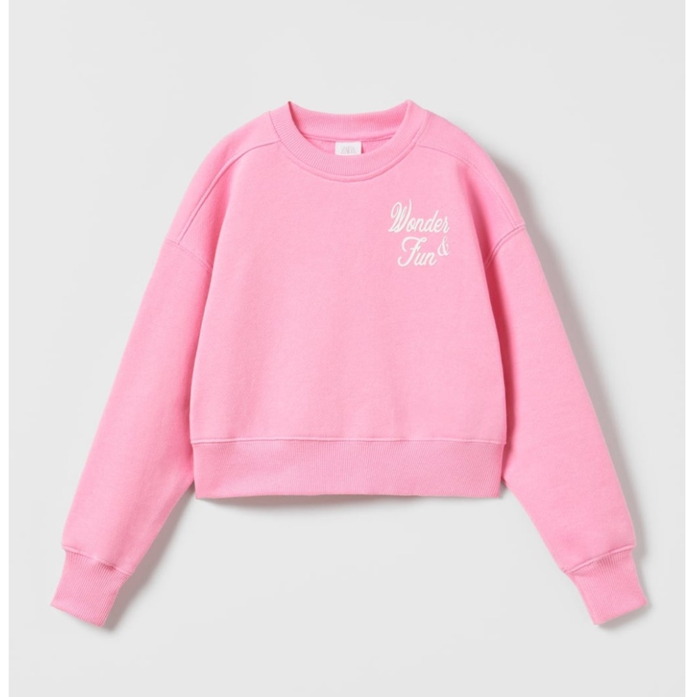 Zara Kids Cropped Sweatshirt size 11-12Y